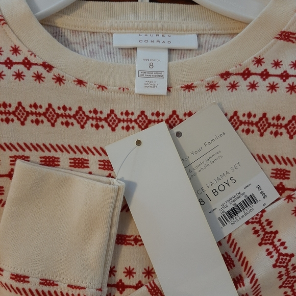 NWT Lauren Conrad 2pc Christmas Pajamas - Picture 1 of 3